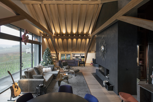 guenin architecte Yens / VD / CH Transformation de la Maison Bleue